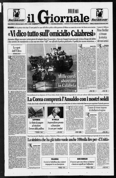 Il giornale : quotidiano del mattino